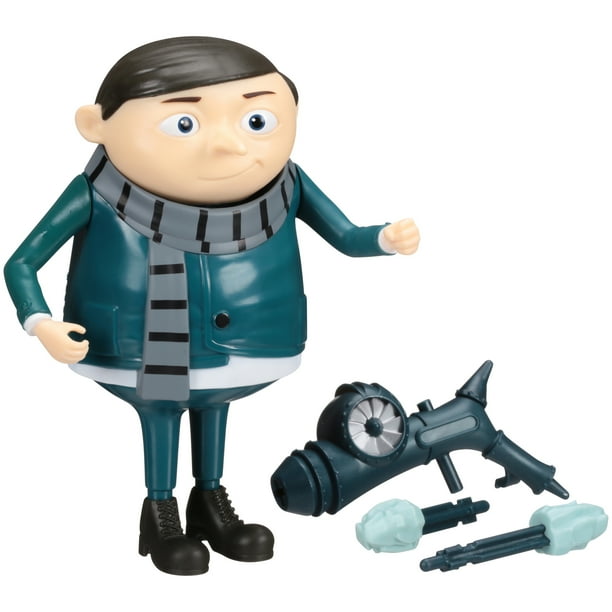 Despicable Me Minion Made Young Gru With Freeze Gun Figure 4 Pc Carded Pack Walmart Com Walmart Com