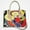 3598, variant on Rhythm Sonia Delaunay Ruffle Cross Body Bags For Women Small Leather Female Handbags Fashion Top-Handle Totes