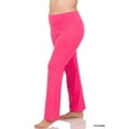 thumbnail image 5 of TheLovely Womens & Plus Stretch Cotton Fold-Over High Waist Bootcut Workout Flared Yoga Pants, 5 of 5
