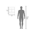 thumbnail image 4 of White Bathroom Cabinet - 2 Doors, Shelves, Towel Bar Wall Mounted Modern & Functional Design , Piece, 4 of 4