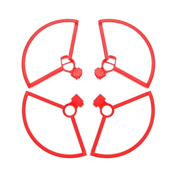 Seitruly 3 juegos de accesorios para Dron de protección de hélice, componente profesional modificado, conjunto de accesorios de protección, Accesorios para aéreos Rojo