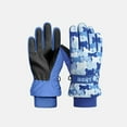 thumbnail image 6 of lnmuld Gloves Winter Kids Winter Sports Mittens Windproof Insulated Warm Gloves for Youth Children Outdoor Skiing Activities Size:2-4 Years, 6 of 7