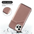 thumbnail image 3 of Dteck Slim Case for iPhone 12 Pro Max 6.7 inch,Luxury PU Leather Back Flip Card Slots Stand Shockproof Cover+Detachable Adjustable Lanyard.For iPhone 12 Pro Max,Rosegold, 3 of 6