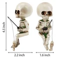 thumbnail image 2 of PURELY- Skeleton Fishing Statue Garden Resin Sculpture Halloween Home Landscape Decor, 2 of 6