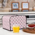 thumbnail image 5 of KLL Pink Disco Ball Print 4 Slice Toaster Dust Covers Kitchen Small Appliance Cover with 2 Pockets,Can hold Jam Spreader Knife & Toaster Tongs (12.4 x 10.6 x 8.2), 5 of 6