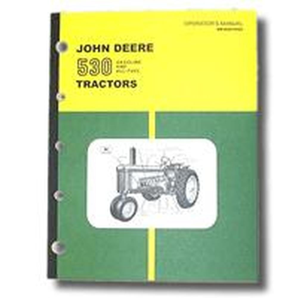 John Deere 530 Tractor Operators Manual JD-O-OMR20710 