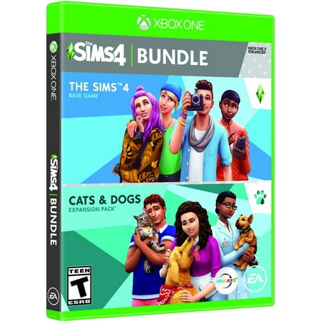 The Sims 4: Cats & Dogs Bundle, Electronic Arts, Xbox One, [Physical], 014633375350