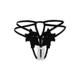 thumbnail image 4 of Blmnix G String Thongs Underwear for Women Sexy Panties Cheeky Boxer Lace Panties Black Panties for Women Sexy,M, 4 of 5
