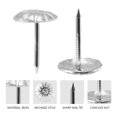 thumbnail image 4 of COOPHYA 500Pcs Decorative Upholstery Tacks for Securing Documents in Antique Style Silver Iron, 4 of 7