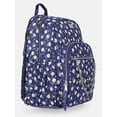 thumbnail image 3 of Madden NYC Women's Dome Backpack with Chain Accent, Navy Daisy, 3 of 5