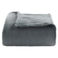 thumbnail image 4 of Plush Bed Blankets - Dark Gray Full/Queen, 4 of 6