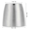 thumbnail image 3 of Stainless Steel Ashtray Windproof Smoking Cone Cigarette Accessory, 3 of 4