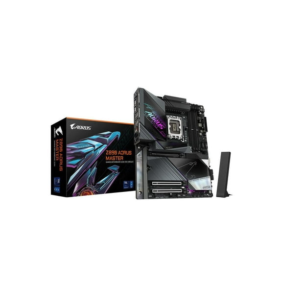 Aorus Ultra Durable Z890 AORUS MASTER Gaming Desktop Motherboard - Intel Z890 Chipset - Socket LGA-1851 - ATX (z890aorusmaster)