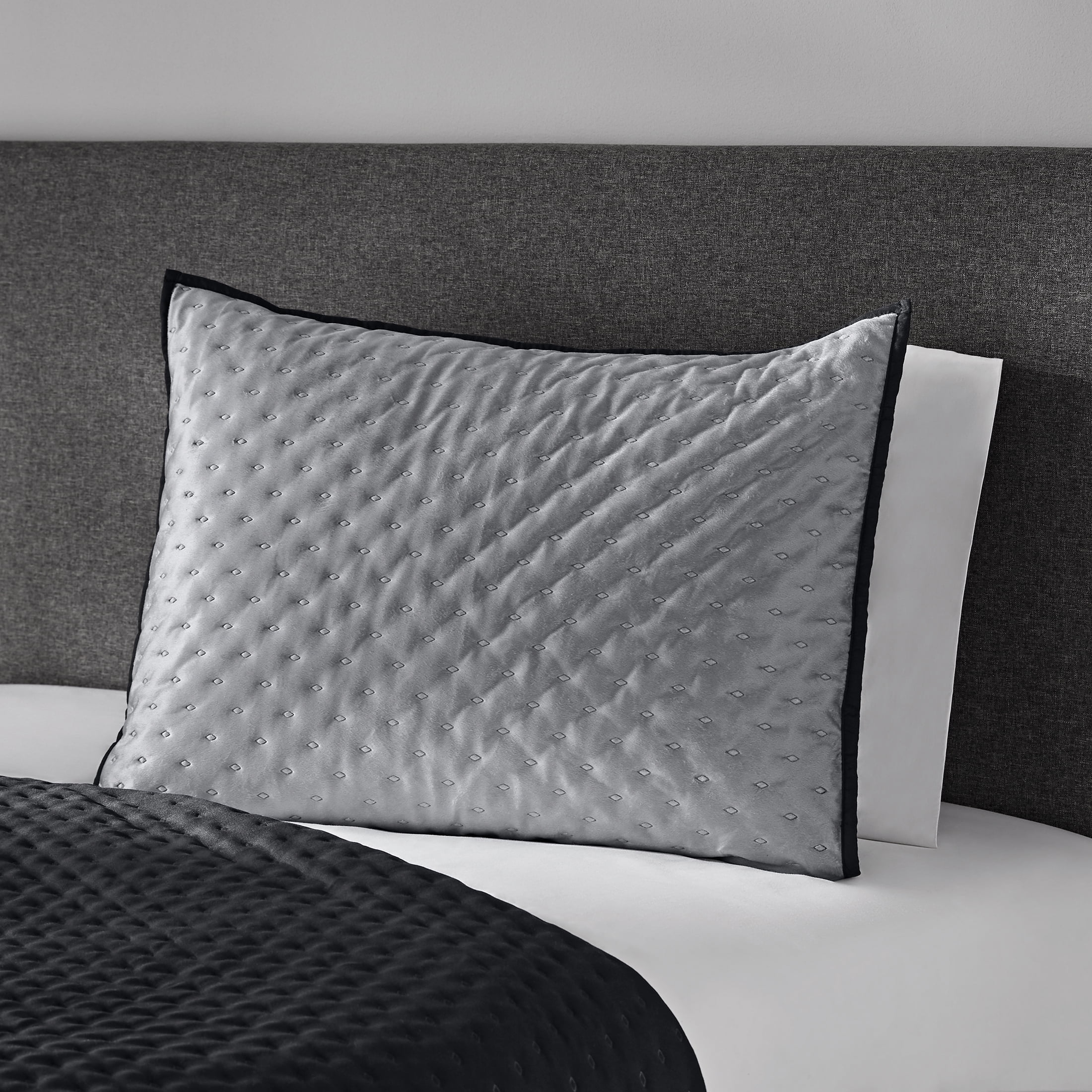 Mainstays Grey Mink 2Pack Standard Shams