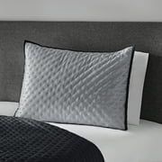 Mainstays Mink Grey Argyle Polyester Pillow Sham, King (1 Count)