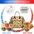thumbnail image 4 of OBREWU White Sunflower Womens Lunch Box for Work,Insulated Large White Sunflower Lunch Bag for Women,Loncheras Para Mujer,Leakproof Adult Lunch Bag for Work,Beach,Travel,Picnic,Camping, 4 of 7