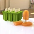 thumbnail image 2 of Bouanq Homemade Popsicle Mold Shape, Silicone Frozen Popsicle Maker - BPA Free, 50 Popsicle Bars, 12 Silicone Ice Bar Models, 2 of 7
