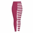 thumbnail image 6 of Gyexs Christmas Leggings for Women Red and White Striped Tights Ankle Length High Waist Funny Leggings Purple & Size XXL, 6 of 6