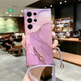 thumbnail image 3 of Luxury Colorful Crossbody Lanyard Cord Rope Strap Phone Case For Samsung Galaxy S24 Ultra S23 FE S22 Plus A54 A33 A14 5G Cover Khaki For A54 5G, 3 of 6