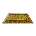 thumbnail image 2 of Ahgly Company Machine Washable Indoor Square Persian Yellow Traditional Area Rugs, 7' Square, 2 of 4