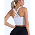thumbnail image 3 of RUNNING GIRL Women’s Workout Tank Top with Built-in Sports Bra, Criss Cross Back Yoga Crop Tank for Gym Fitness, 3 of 6