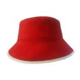 thumbnail image 3 of Gorro de sauna de fieltro, gorro de baño , portátil, diámetro de 29 cm, resistente al calor, accesorio de regalo, de sauna para ducha, baño de Rojo, 3 of 8