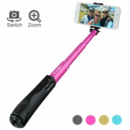 BW-BS1 4 Button Extendable h Selfie Stick Monopod for 3.5 - 6 inch Screens