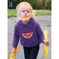 thumbnail image 2 of Buon Ferragosto Watercolor Melon Hoodie Toddler -Image by Shutterstock,  5 Toddler, 2 of 4