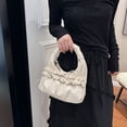 thumbnail image 2 of Bolso Mujer Casual Color Sólido Lazo-Nudo Cuero PU para Fiesta Compras, 2 of 9