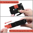thumbnail image 4 of 4 Pack TZe-441 TZe441 Replacement for Brother Label Maker Tape Black on Red 18mm 0.7 Inch Compatible with Brother P Touch for PTD400 PTD410 PTD600 Standard Laminated Label Tape 3/4 in x 26.2 ft(8m), 4 of 8