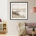 thumbnail image 3 of Historic Framed Print, City Point Virginia (vicinity). Hospital wharf on Appomattox, 17-7/8" x 21-7/8", 3 of 9