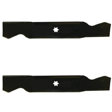 RAParts Two Fits Hi-Lift XHT Lawn Mower Blades fits MTD Fits Cub Cadet & White 38"