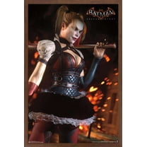 DC Comics Video Game - Arkham Knight - Harley Quinn Wall Poster, 14.725" x 22.375", Framed