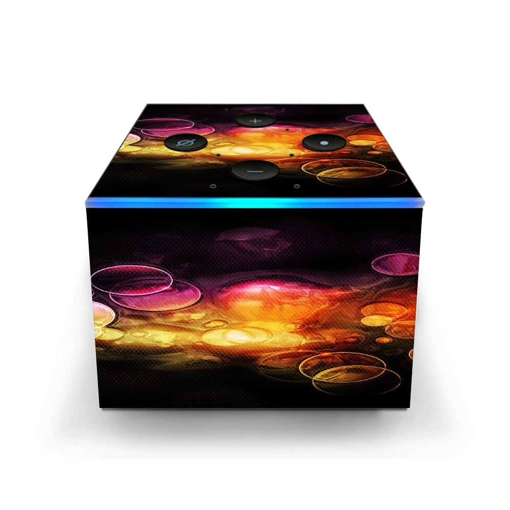 Skin Decal Vinyl Wrap for  Fire TV Cube & Remote Alexa Stickers Skins Cover/Color Smoke 