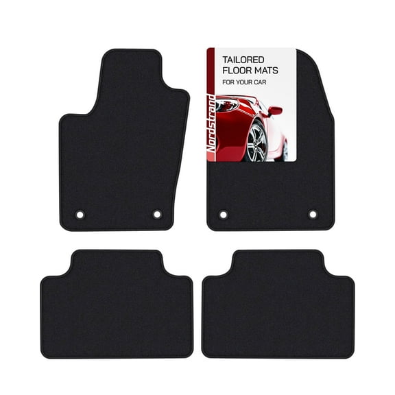 Custom Fit Floor Mats for Jeep Grand Cherokee 2011-2021 & Dodge Durango 2016-2021, Anti-Slip Backing, 30oz Carpet, 1st and 2nd Rows Set