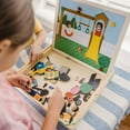 thumbnail image 3 of Melissa & Doug Wooden Magnetic Matching Picture Game With 119 Magnets and Scene Cards Wood, 3 of 10