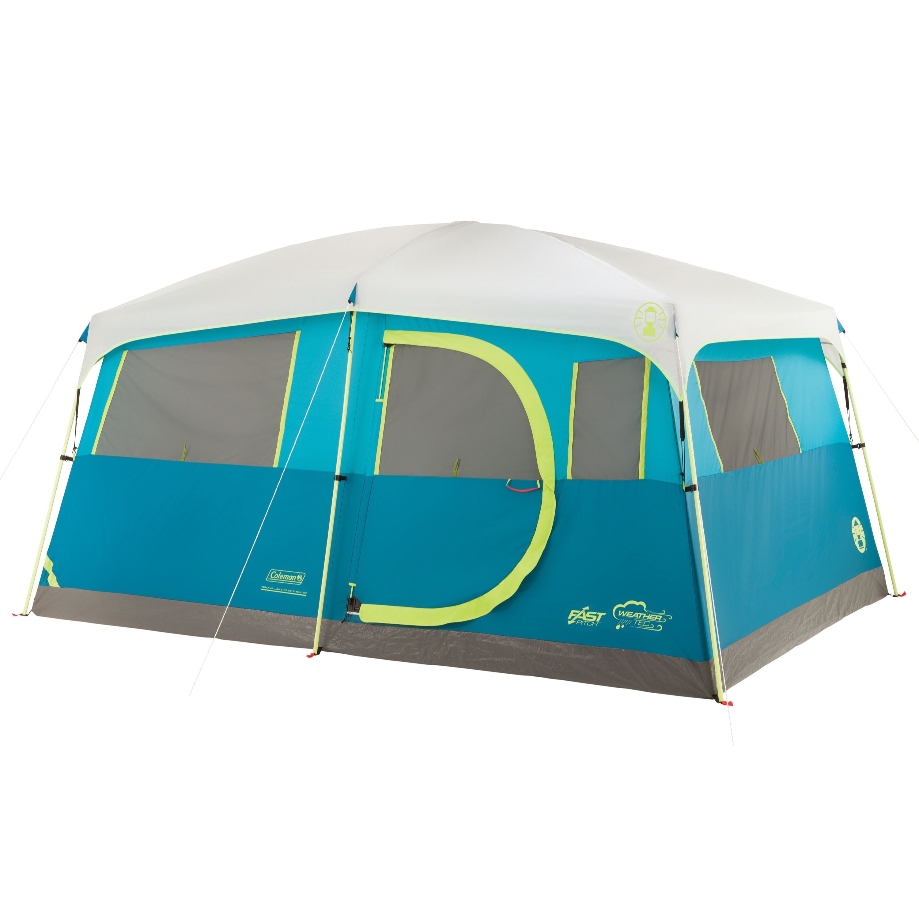 Blue for sale online Coleman Tenaya Lake Fast Pitch 8 Person Cabin Tent with Closet 