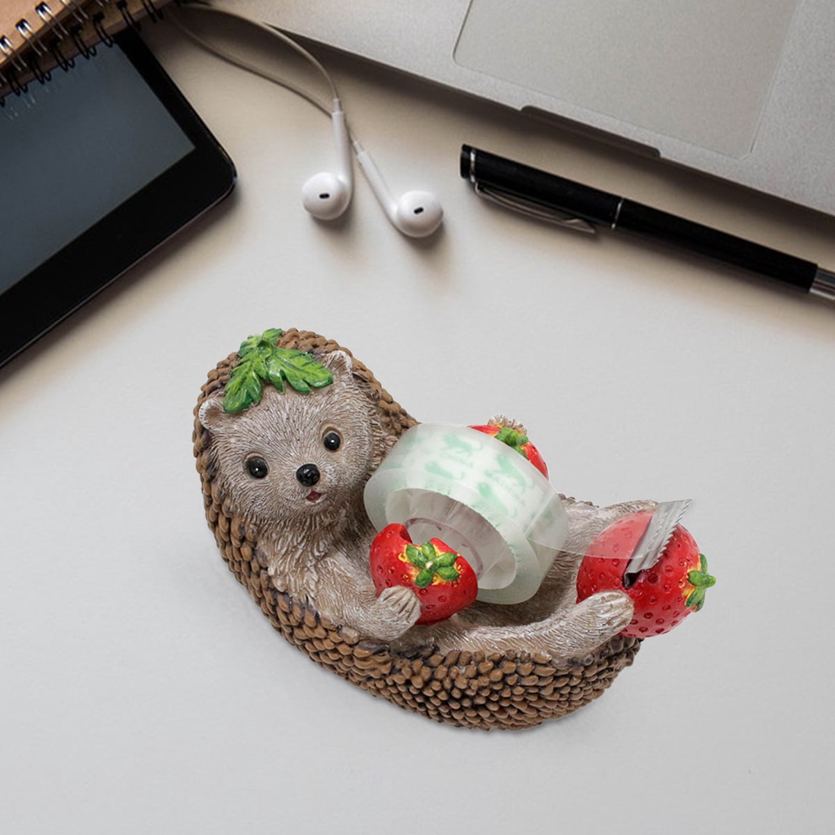 Novelty Tape Cutter Office Supplies,Resin Cartoon Animal Tape Dispenser Home Office Desk Accessories,Funny Stationery Gift Idea