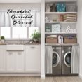 thumbnail image 5 of LALILO Kitchen Curtain Valance Lettering Thankful Rod Pocket Window Curtain 52"x 18" Set of 2, 5 of 6