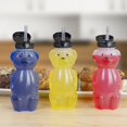 thumbnail image 2 of Cornucopia Brands Honey Bear Straw Cups (3-Pack); 8-Ounce Therapy Sippy Bottles w/Flexible Straws, 2 of 9