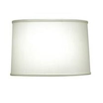 14 x 15 x 10 in. Hardback Drum Pearl Supreme Satin Lamp Shade