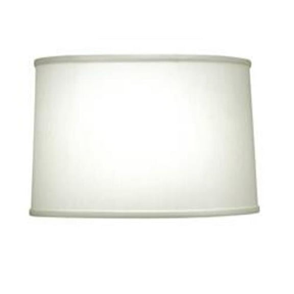 14 x 15 x 10 in. Hardback Drum Pearl Supreme Satin Lamp Shade