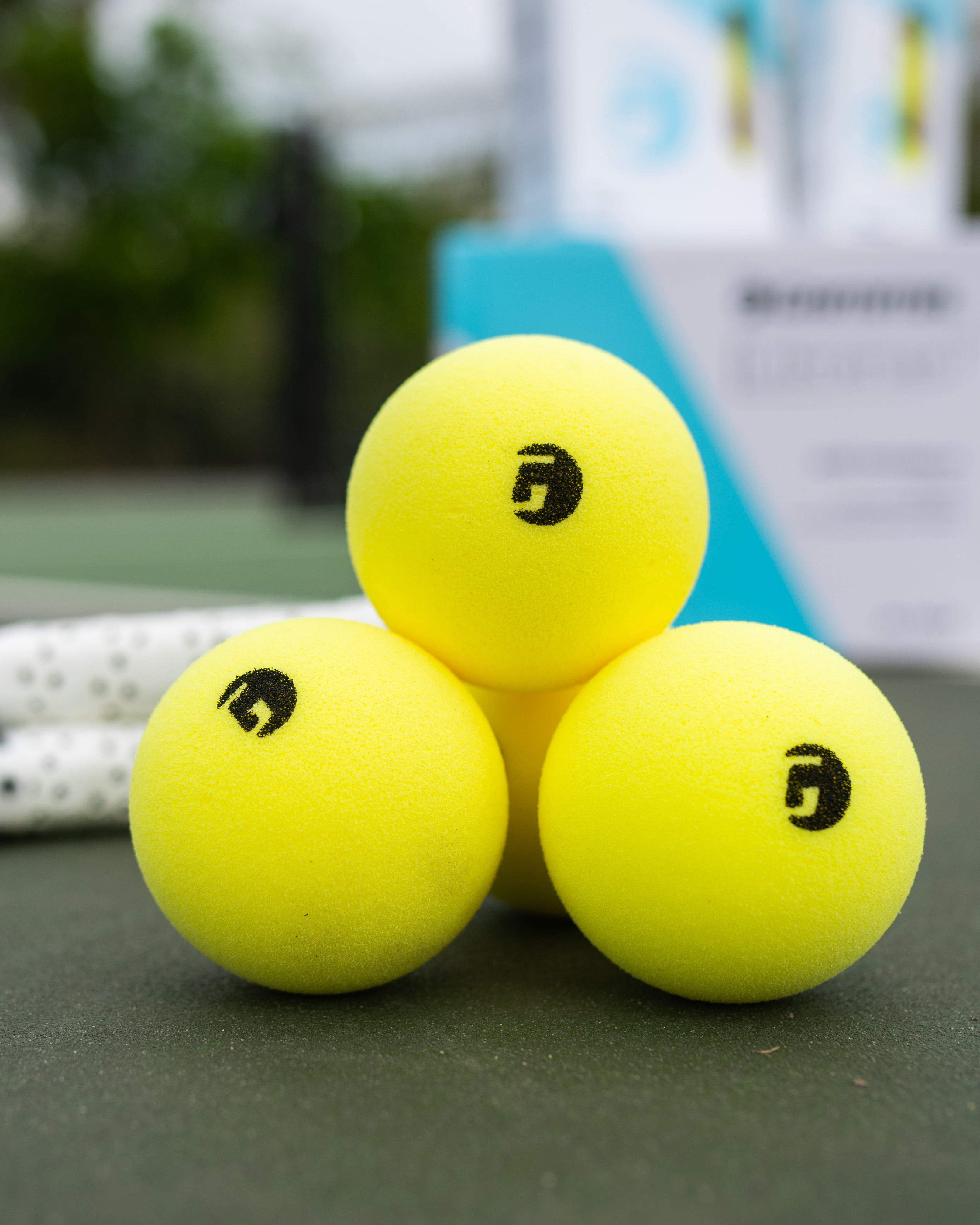 GAMMA Librarian Foam Pickleball Balls, Foam Balls for Pickleball Practice, Box of 6