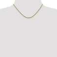 thumbnail image 2 of Auriga 14k Yellow Gold 1.6mm Open Franco Chain Necklace for Women 16", 2 of 4