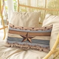thumbnail image 4 of Western Texas Star Vintage Pillow Covers, Linen Long Throw Pillow Case, Retro Farmhouse Gray Brown Wooden Holiday Pillow Protector Decorative Cushion Cover for Living Room/Bedroom 20" x 36", 4 of 8