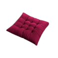 thumbnail image 2 of Cojín de asiento grueso y suave cuadrado de color sólido de 40 x 40 cm para silla de comedor, decoración, azul marino, 2 of 5