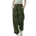 thumbnail image 5 of Girls Athletic Pants Casual Pants for Girls Medium And Large Children Casual Girls Solid Color Drawstring Sweatpants, 5 of 6