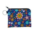 thumbnail image 1 of Small Wallet Digital Printing Polyester Multifunctional Mini Storage Bag Zipper Pouches Unisex Floral Pattern Change Purses lqb3099, 1 of 7