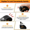 thumbnail image 3 of Wsdcam Rechargeable Motorcycle Alarm Motorcycle Lock with 120dB Alarm Anti Theft Security Disc Brake Lock for Motorbike Scooter, 3 of 6