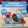 thumbnail image 4 of Scotch Packing Tape With Dispenser - Clear - 1 Roll, 2" x 22.2 Yds, 1.5" Core, 4 of 9